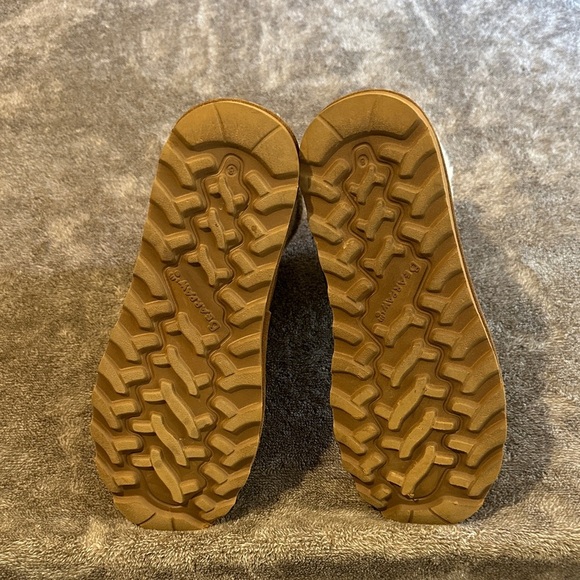 Bear Paw Brown Suede Boots with Knit Cuff - Picture 5 of 5